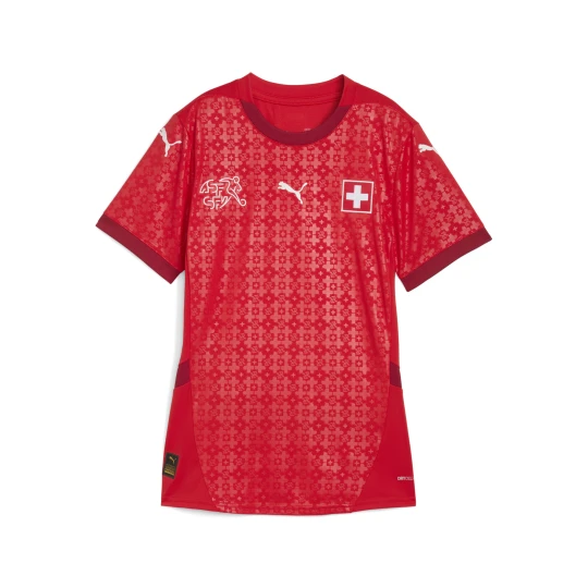 Zdjęcie produktu PUMA Damska koszulka domowa kobiecej reprezentacji Szwajcarii Team 2025, Akcesoria, Czerwony