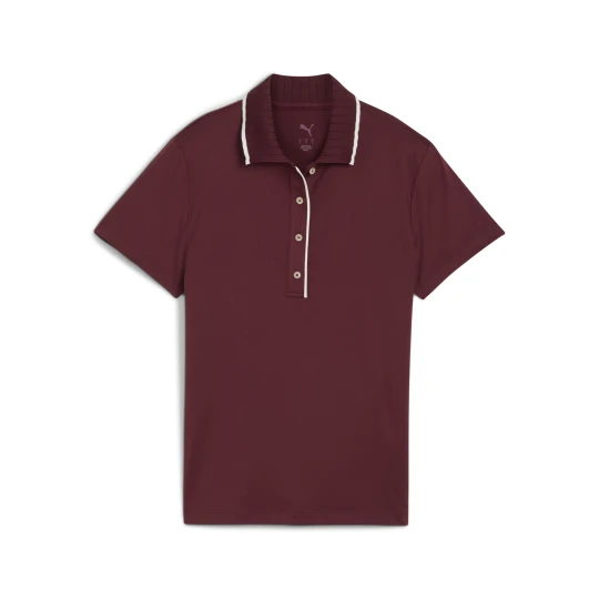 Zdjęcie produktu PUMA Damska koszulka polo do golfa CLOUDSPUN Bridges z krótkim rękawem, Odzież, Czerwony