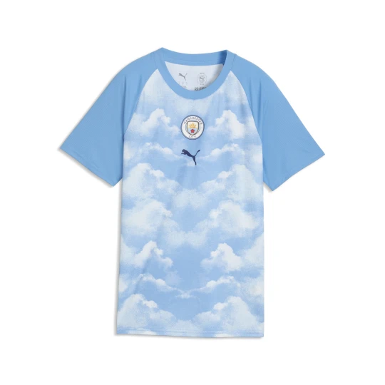 Zdjęcie produktu PUMA Damska koszulka rozgrzewkowa Manchester City, Akcesoria, Niebieski