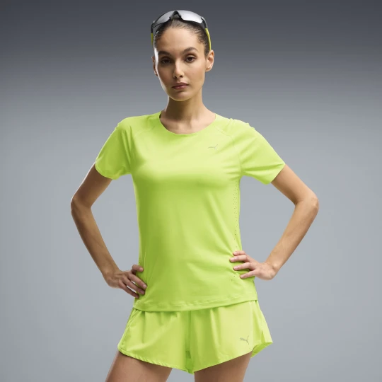 Zdjęcie produktu PUMA Damska koszulka RUN CLOUDSPUN, Odzież, Zielony