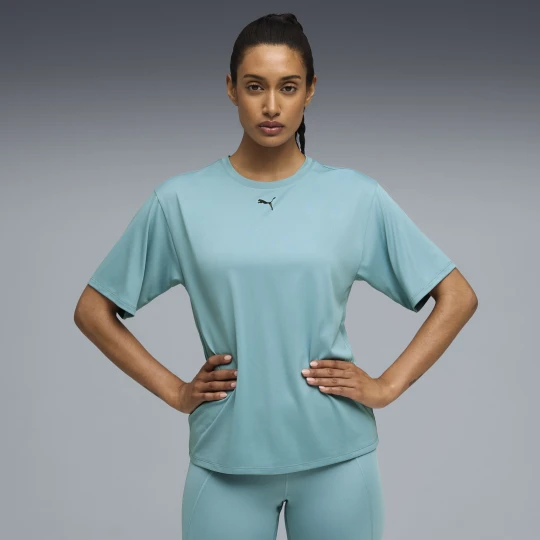 Zdjęcie produktu PUMA Damska koszulka Train All Day Essentials o luÅºnym kroju, OdzieÅ¼, Niebieski