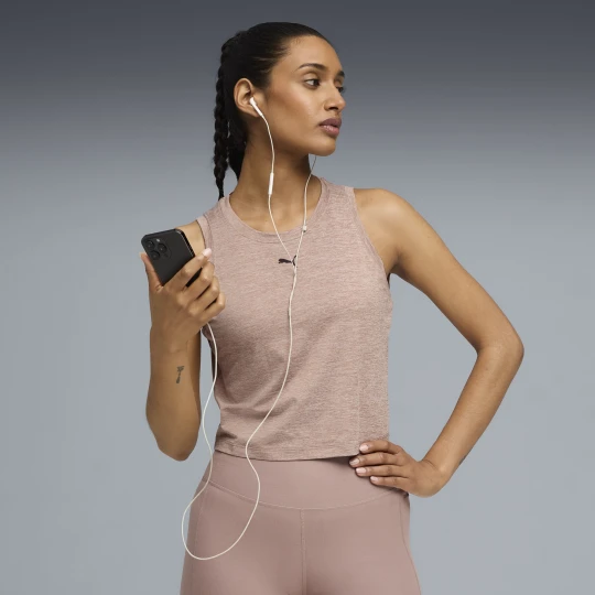 Zdjęcie produktu PUMA Damska koszulka treningowa bez rękawów CLOUDSPUN, Odzież, Beżowy