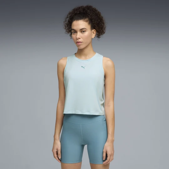 Zdjęcie produktu PUMA Damska koszulka treningowa bez rękawów CLOUDSPUN, Odzież, Niebieski Fresh Water