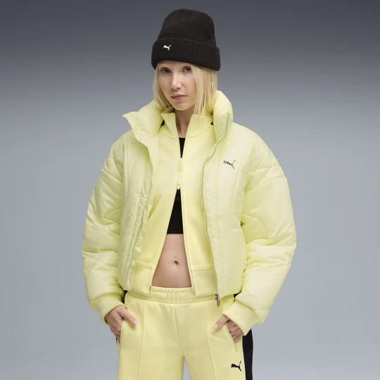 Zdjęcie produktu PUMA Damska kurtka puchowa DARE TO, Odzież, Żółty