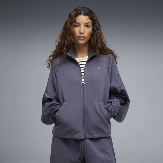 Zdjęcie produktu PUMA Damska luÅºna kurtka HER z zamkiem na caÅ‚ej dÅ‚ugoÅ›ci, OdzieÅ¼, Szary
