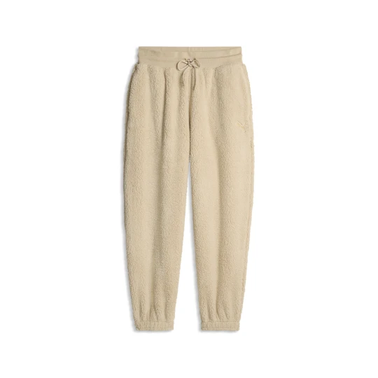 Zdjęcie produktu PUMA Damska luźna bluza Sherpa z okrągłym dekoltem, Odzież, Beżowy