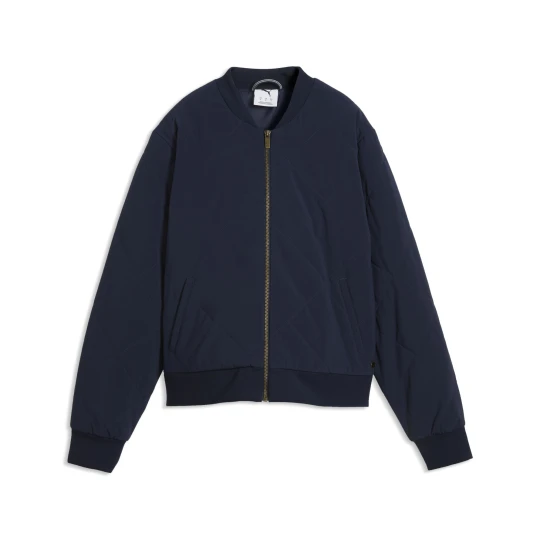 Zdjęcie produktu PUMA Damska pikowana kurtka golfowa z ociepleniem, Akcesoria, Niebieski Deep Navy