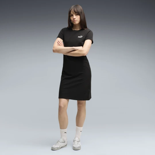 Zdjęcie produktu PUMA Damska sukienka o wąskim kroju z małym logo No. 1 ESS, Odzież, Czarny