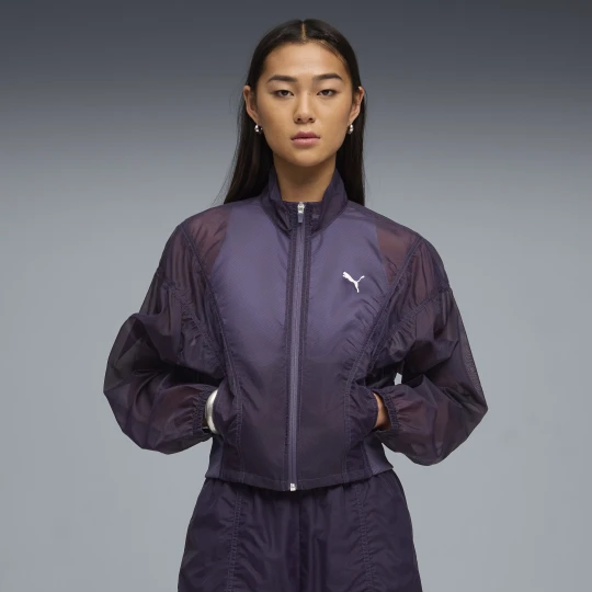 Zdjęcie produktu PUMA Damska tkana kurtka oversize Dare To, Odzież, Fioletowy