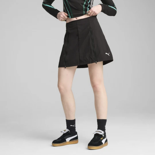 Zdjęcie produktu PUMA Damska tkana spódnica na zamek DARE TO, Odzież, Czarny