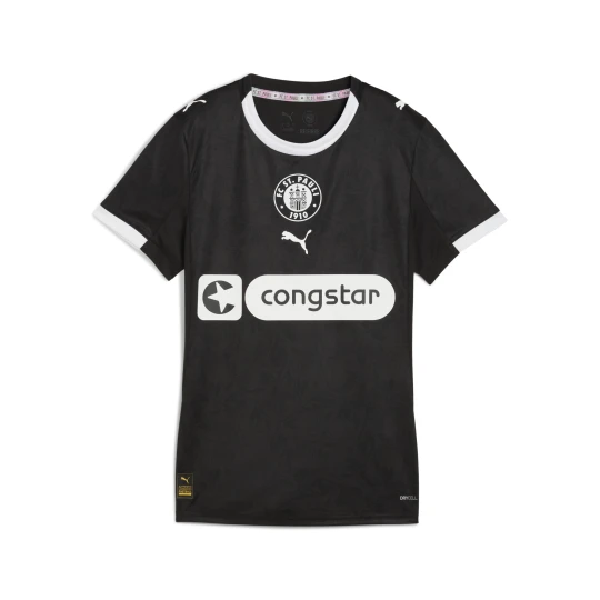 Zdjęcie produktu PUMA Damska trzecia koszulka FC St. Pauli 25/26, Akcesoria, Czarny