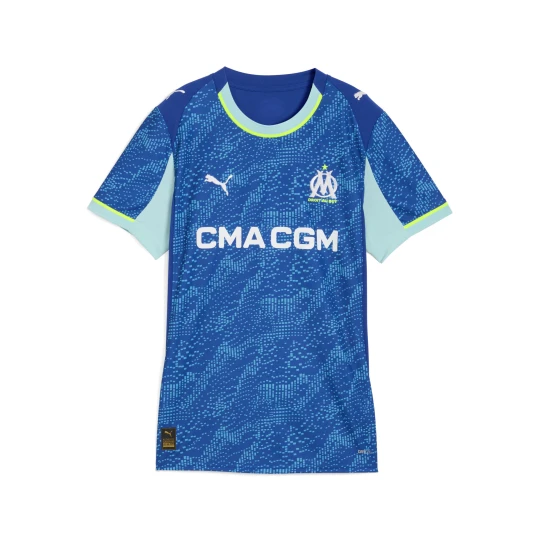 Zdjęcie produktu PUMA Damska trzecia koszulka Olympique Marsylia 25 / 26, Akcesoria, Niebieski