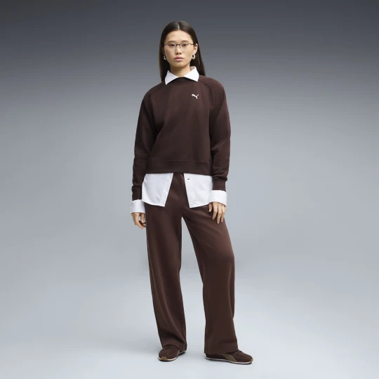 Zdjęcie produktu PUMA Damski dres Loungewear Fleece, Odzież, Brązowy