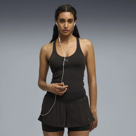 Zdjęcie produktu PUMA Damski obcisły top bez rękawów SHAPELUXE Racerback, Odzież, Czarny