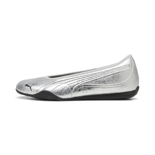 Zdjęcie produktu PUMA Damskie baleriny Catch Metaliczny Whisper, Buty srebrny