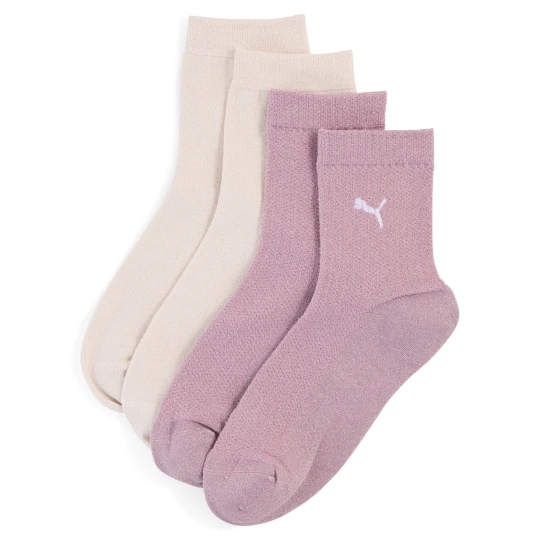 Zdjęcie produktu PUMA Damskie krótkie skarpety (2 pary), Odzież, Różowy