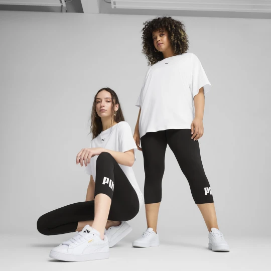 Zdjęcie produktu PUMA Damskie legginsy 3/4 z maÅ‚ym logo No. 1 ESS, OdzieÅ¼, Czarny