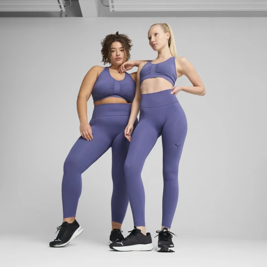 Zdjęcie produktu PUMA DAMSKIE LEGGINSY BEZSZWOWE SHAPELUXE, Odzież, Niebieski