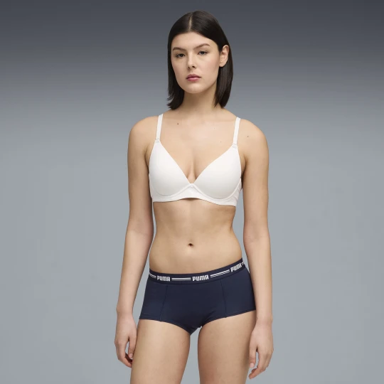 Zdjęcie produktu PUMA Damskie miniszorty dwupak, Odzież, Niebieski