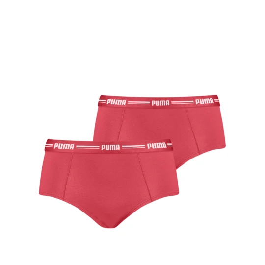 Zdjęcie produktu PUMA Damskie miniszorty dwupak, Odzież, Różowy