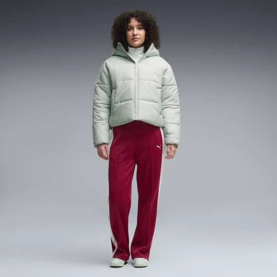Zdjęcie produktu PUMA Damskie proste spodnie dresowe T7 Always On, Akcesoria, Czerwony