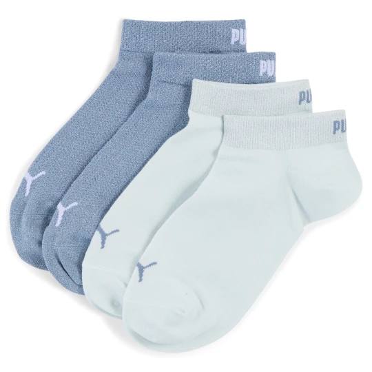 Zdjęcie produktu PUMA Damskie skarpetki do butów sportowych (2 pary), Akcesoria, Niebieski