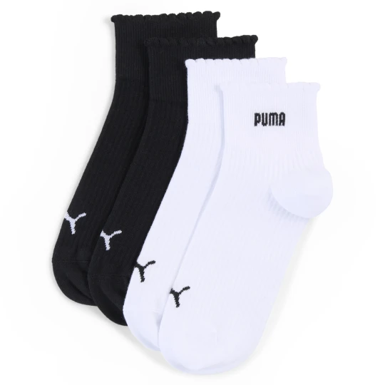 Zdjęcie produktu PUMA Damskie skarpety za kostkę, 2 pary, Akcesoria, Biały