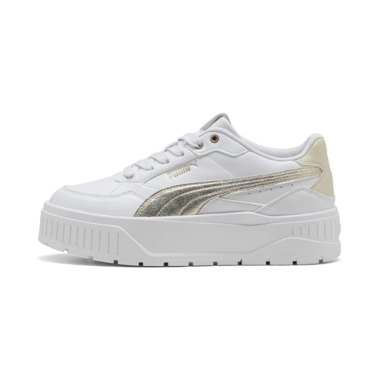 Zdjęcie produktu PUMA Damskie sneakersy Karmen II Idol Metaliczny Whisper, Buty, BiaÅ‚y srebrny