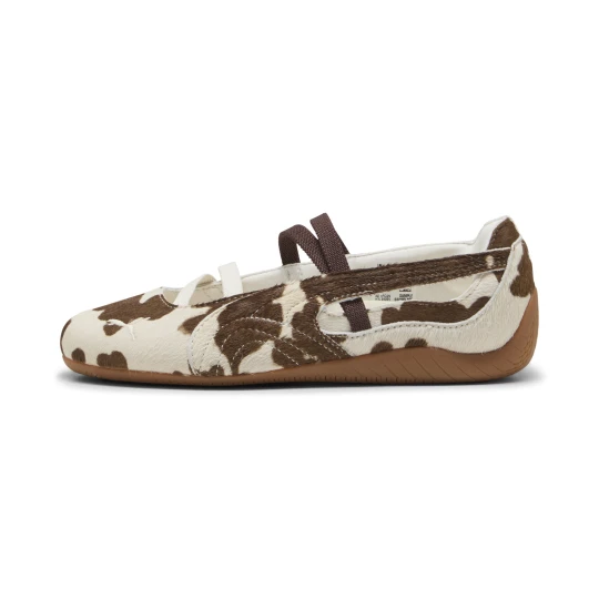 Zdjęcie produktu PUMA Damskie sneakersy Speedcat Ballet z nadrukiem w krowie łatki, Buty, Brązowy