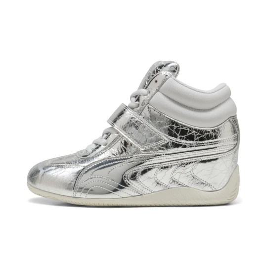 Zdjęcie produktu PUMA Damskie sneakersy Speedcat Wedge Lustre, Buty, Metaliczny srebrny