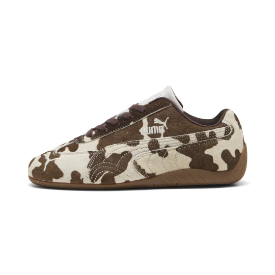 Zdjęcie produktu PUMA Damskie sneakersy Speedcat z nadrukiem w krowie łatki, Buty, Brązowy