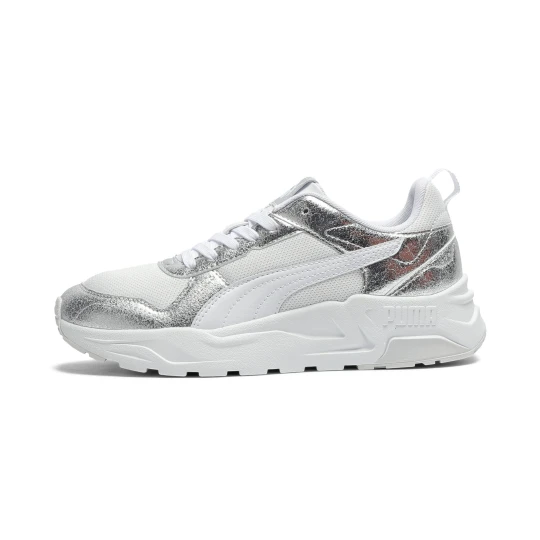 Zdjęcie produktu PUMA Damskie sneakersy Trinity 2 Metaliczny Whisper, Buty, Biały srebrny