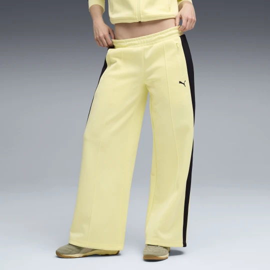 Zdjęcie produktu PUMA Damskie spodnie dresowe T7 z niskim stanem, Akcesoria, Żółty