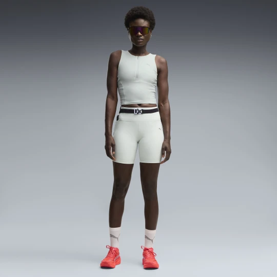 Zdjęcie produktu PUMA Damskie szorty do biegania Dreamrun 7", Odzież, Zielony