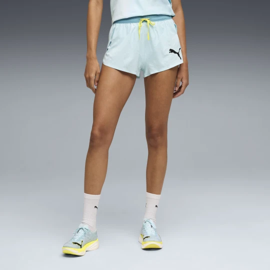 Zdjęcie produktu PUMA Damskie szorty do biegania Lightspeed ULTRAWEAVE 2", Odzież, Niebieski