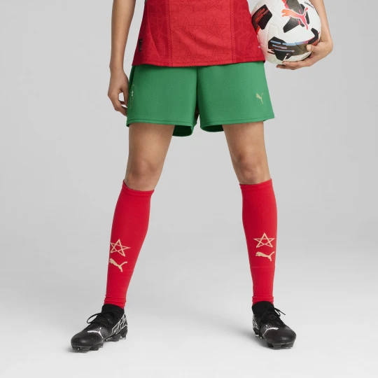 Zdjęcie produktu PUMA Damskie szorty Maroko 2025, Odzież, Zielony