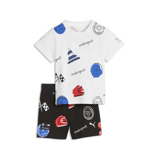 Zdjęcie produktu PUMA Dres sportowy dla małych dzieci BMW M Motorsport Essentials Sportswear, Akcesoria, Czarny