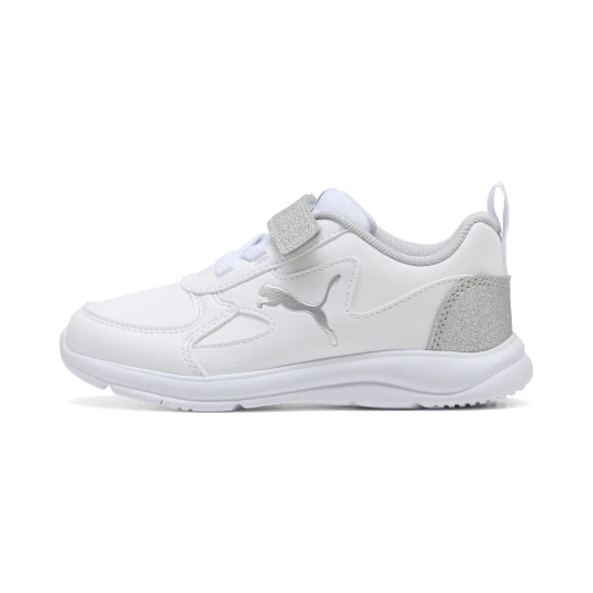 Zdjęcie produktu PUMA DzieciÄ™ce metaliczne sneakersy Fun Racer, Buty, BiaÅ‚y