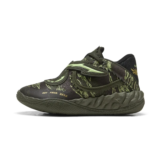 Zdjęcie produktu PUMA Dziecięce sneakersy MB.05 Camo Mid, Buty, Zielony