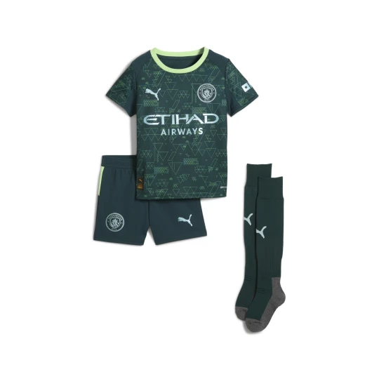 Zdjęcie produktu PUMA Dziecięcy czwarty strój Manchester City 25 / 26, Odzież, Zielony