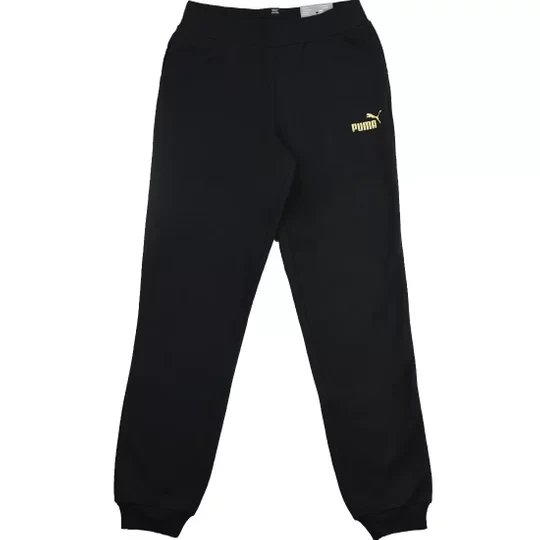 Zdjęcie produktu Puma Essential Sweatpants FL G 846133-51, Dla dziewczynki, Czarne, spodnie, bawełna, rozmiar: 128