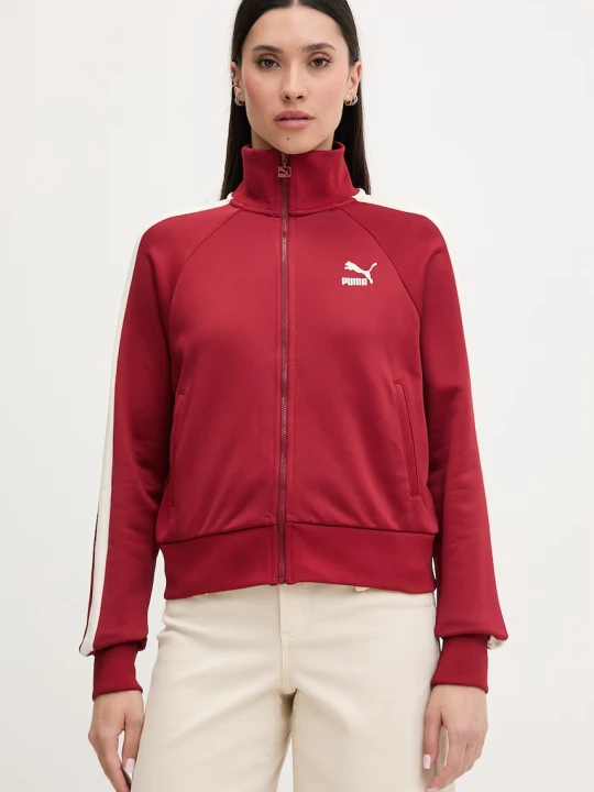 Zdjęcie produktu Puma Iconic T7 Track Jacket bluza rozpinana damska z bawełną