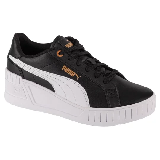 Zdjęcie produktu Puma Karmen Wedge 390985-01, Damskie, Czarne, buty sneakers, skóra syntetyczna, rozmiar: 38