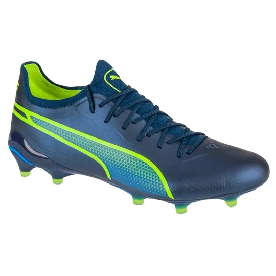 Zdjęcie produktu Puma King Ultimate FG/AG 107563-04, Męskie, Granatowe, buty piłkarskie - korki, skóra syntetyczna, rozmiar: 42