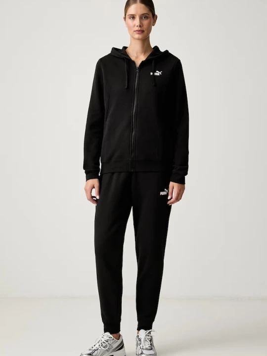 Zdjęcie produktu Puma komplet dresowy damski z bawełną czarny