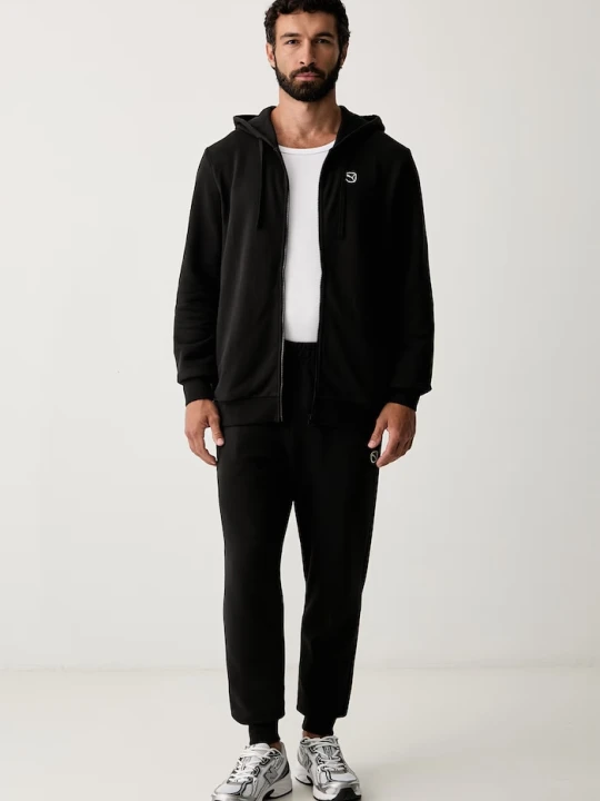 Zdjęcie produktu Puma komplet dresowy męski bawełniany Essentials Elevated czarny