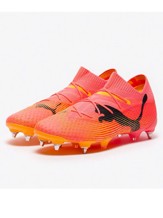Zdjęcie produktu Puma Korki "Future 7 Ultimate" w kolorze pomarańczowo-różowym rozmiar: 35, 5