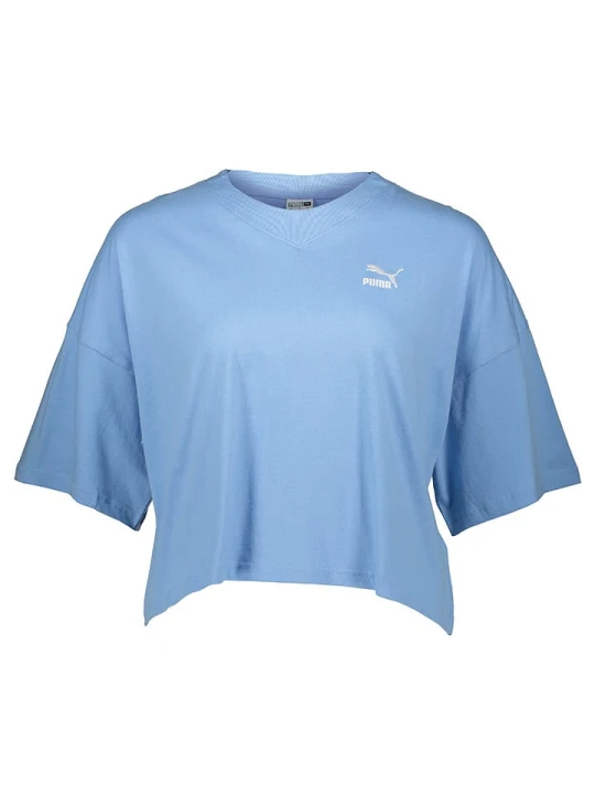 Zdjęcie produktu Puma Koszulka "C- PMA Classics" w kolorze błękitnym rozmiar: L