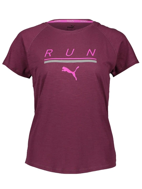 Zdjęcie produktu Puma Koszulka funkcyjna "Run" w kolorze bordowym rozmiar: S