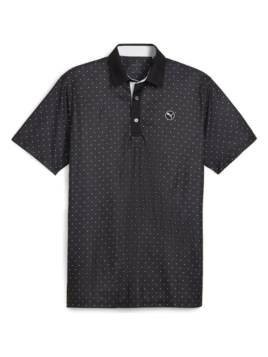 Zdjęcie produktu Puma Koszulka polo "Pure Geo" w kolorze czarnym rozmiar: XS